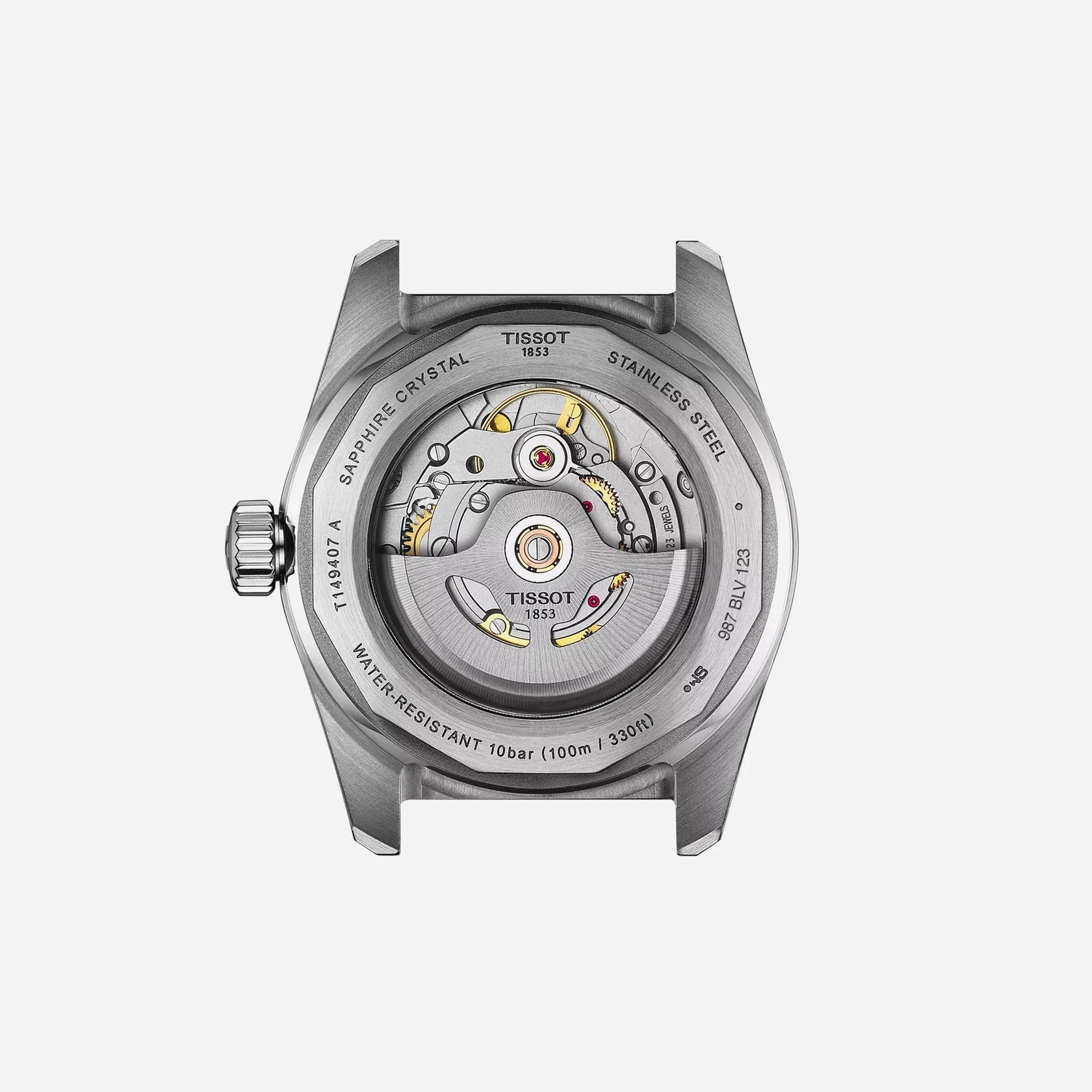 Tissot PR516 Powermatic 80 White Dial Grey & Yellow Gold PVD Stainless Steel Automatic Watch