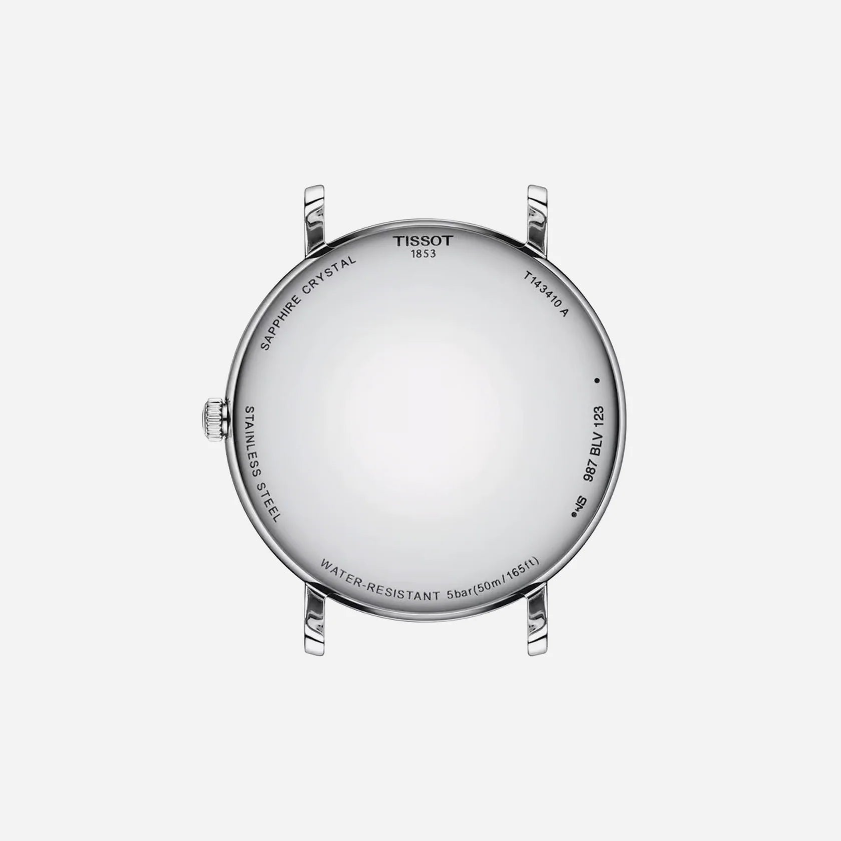 Tissot Everytime Silver Dial 40mm Black Leather Strap Quartz Watch