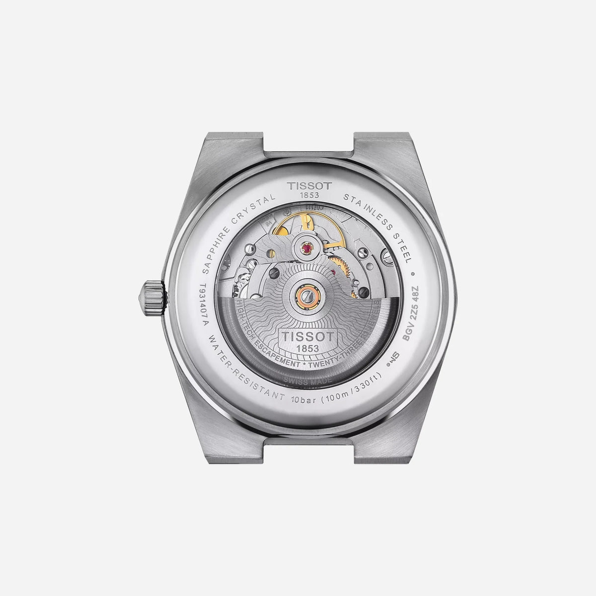 Tissot PRX Powermatic 80 40mm Silver Dial Grey Stainless Steel Steel & 18K Gold Bezel Automatic Watch