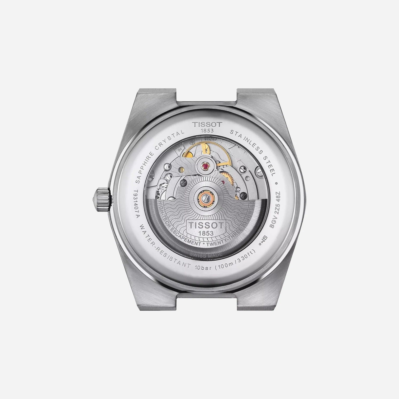 Tissot PRX Powermatic 80 40mm Silver Dial Grey Stainless Steel Steel & 18K Gold Bezel Automatic Watch