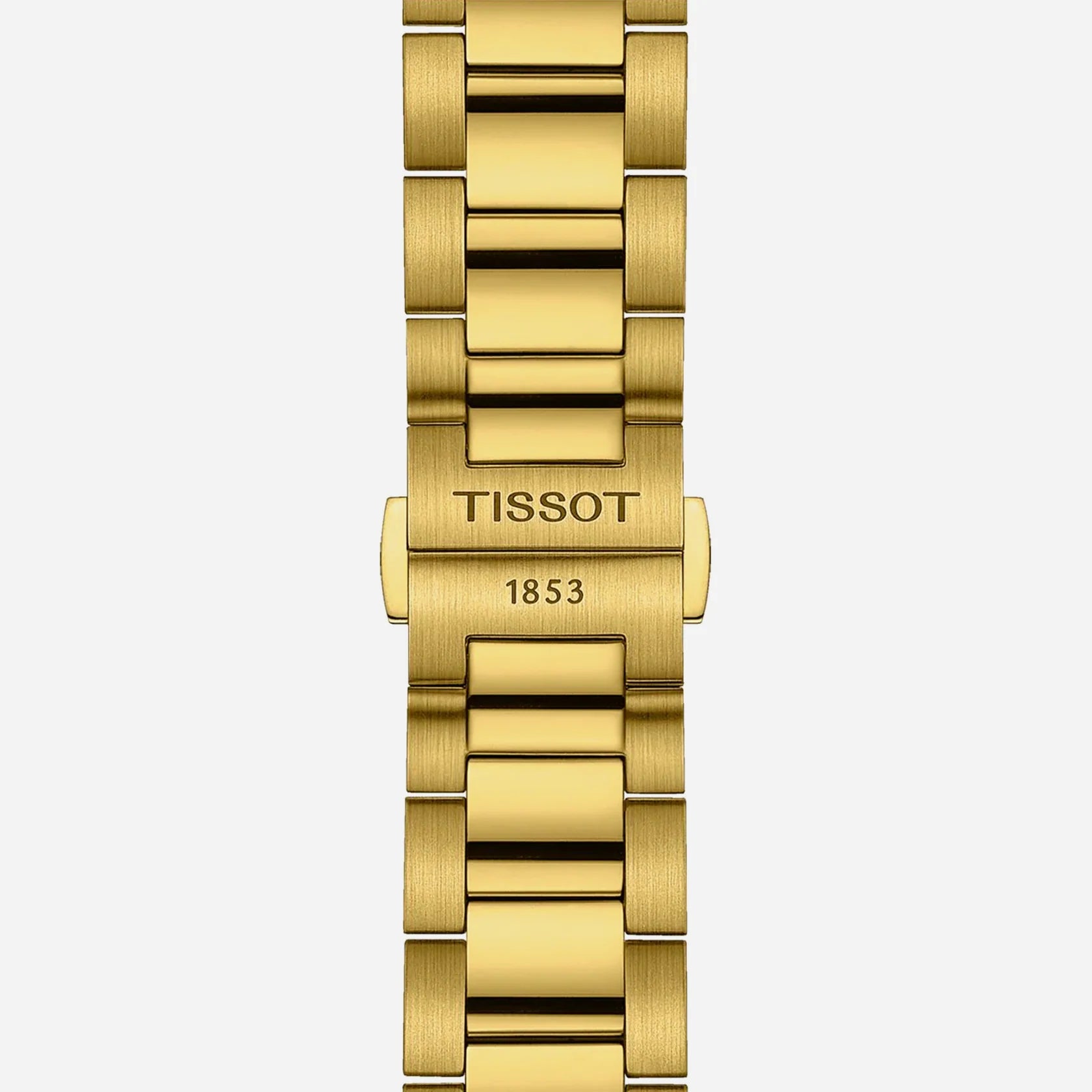 Tissot PR 100 Chronograph Silver Dial Yellow Gold PVD Stainless Steel Quartz Watch