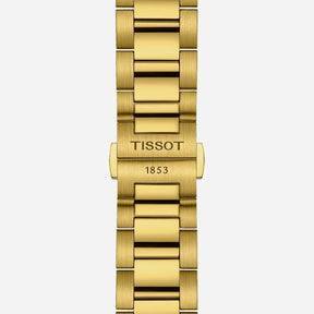Tissot PR 100 Chronograph Silver Dial Yellow Gold PVD Stainless Steel Quartz Watch