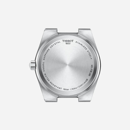 Tissot PRX Quartz 35mm Red Dial Grey Stainless Steel Watch