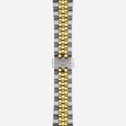 Tissot PR516 Powermatic 80 White Dial Grey & Yellow Gold PVD Stainless Steel Automatic Watch
