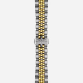Tissot PR516 Powermatic 80 White Dial Grey & Yellow Gold PVD Stainless Steel Automatic Watch