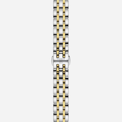 Tissot Classic Dream Lady Silver Dial 28mm Two-Tone Stainless Steel Quartz Watch.