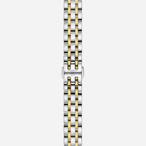 Tissot Classic Dream Lady Silver Dial 28mm Two-Tone Stainless Steel Quartz Watch.