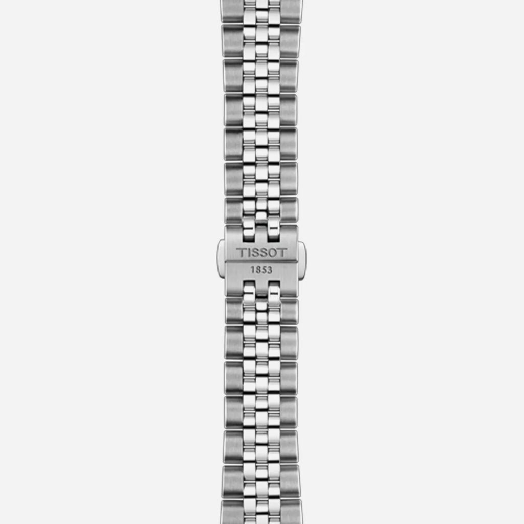 Tissot PR516 Automatic Chronograph White Dial 42mm Grey Stainless Steel Bracelet Watch