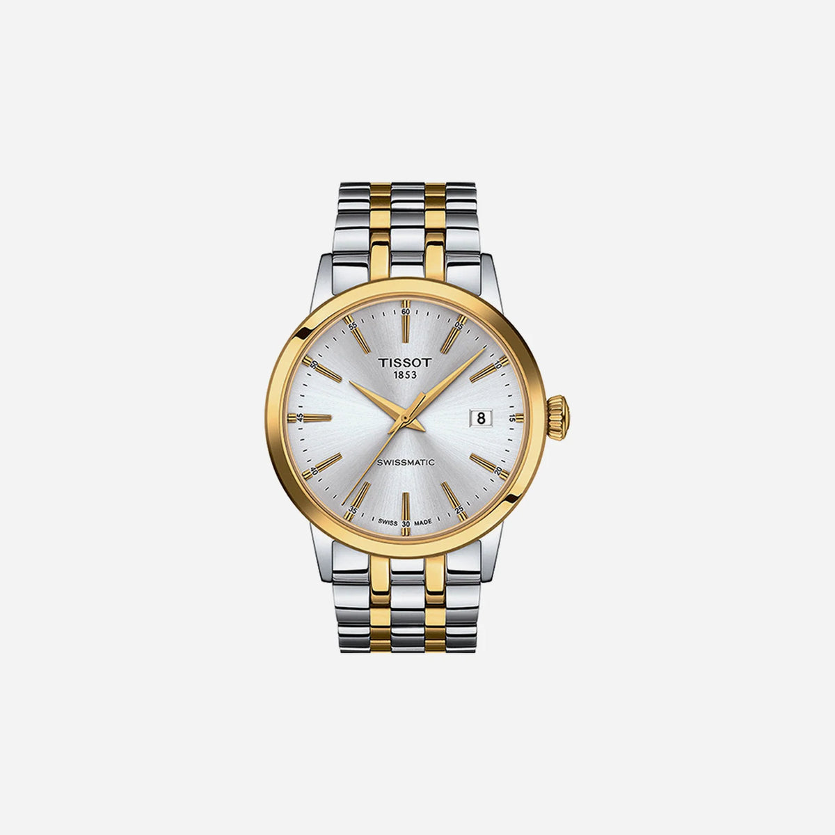 Tissot Classic Dream Swissmatic Silver Dial 42mm Two-Tone Stainless Steel Automatic