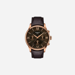 Tissot Chemin Des Tourelles Brown Dial 42mm Automatic Chronograph Watch