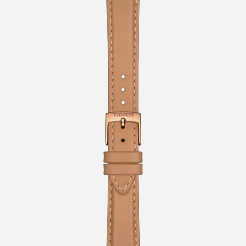 Tissot Everytime White Dial 34mm Beige Leather Strap Quartz Watch