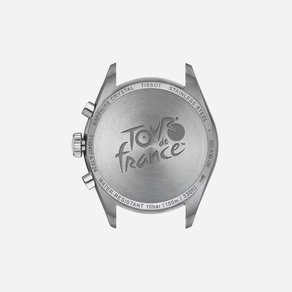 Tissot PR 100 Tour de France Black Dial Grey Stainless Steel Quartz Watch