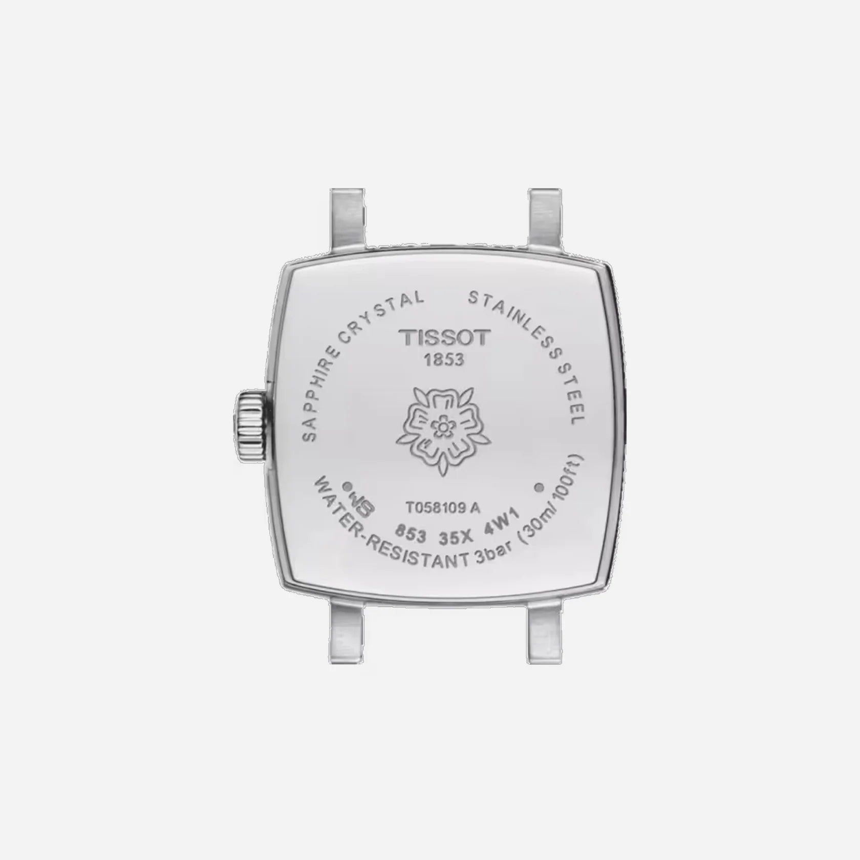 Tissot Lovely Square Silver Dial Stainless Steel Festive Kit 20mm