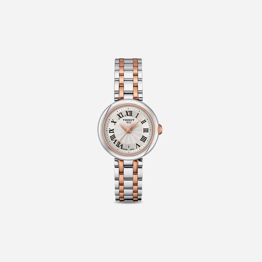 Tissot Bellissima Small Lady White Rose Gold Dial 26mm Stainless Steel