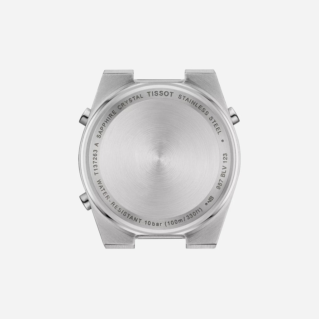 Tissot PRX Digital 35mm Silver Mirror Dial Grey Stainless Steel Watch