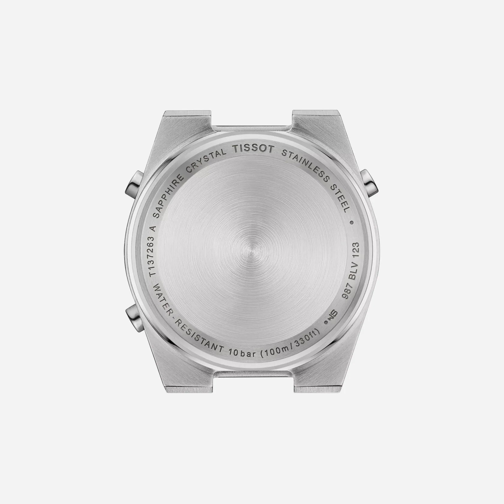 Tissot PRX Digital 35mm Silver Mirror Dial Grey Stainless Steel Watch