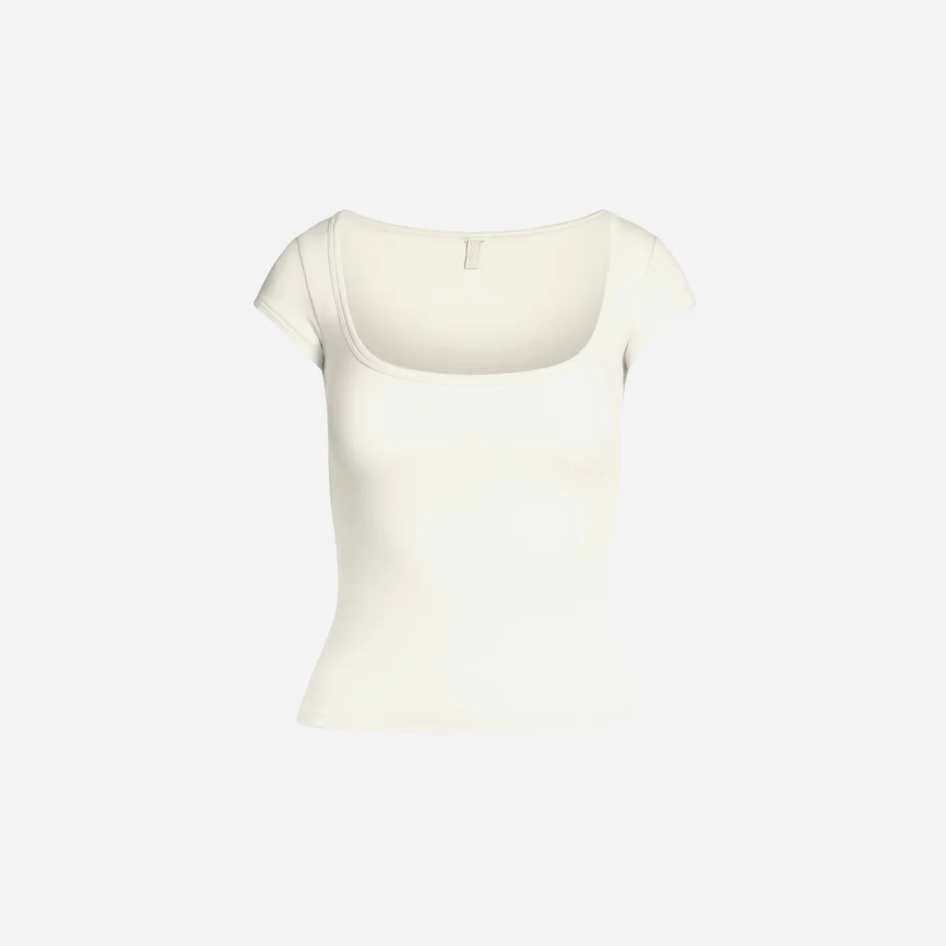 Skims Scoop Neck T-Shirt Cotton Jersey