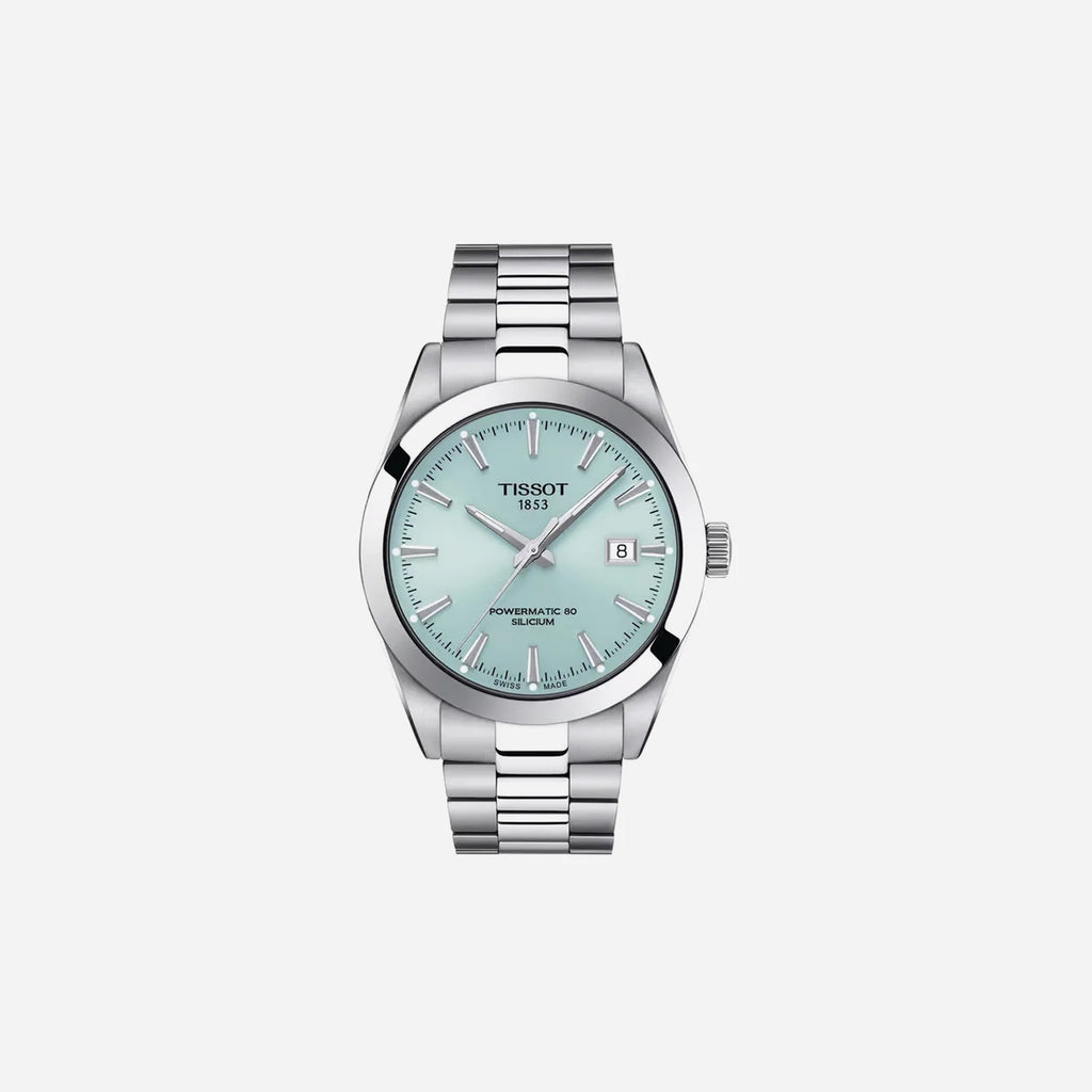 Tissot Gentleman Powermatic 80 Silicium Blue Dial 40mm Automatic Watch