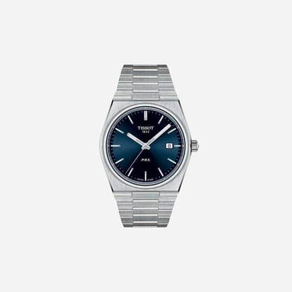 Tissot PRX Men's Blue Dial Analog Stainless Steel Watch