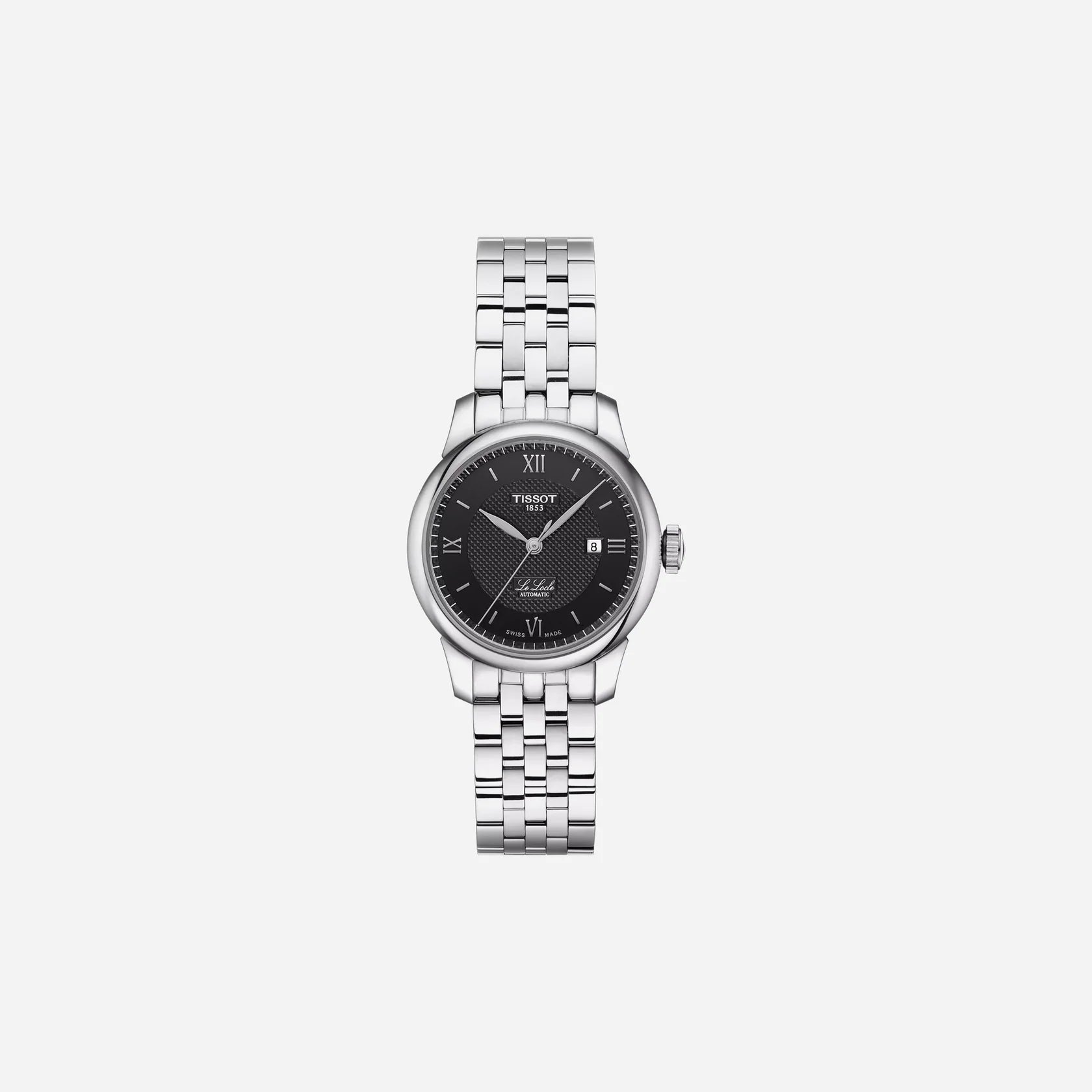 Tissot Le Locle Automatic Lady Black Dial Stainless Steel 29mm