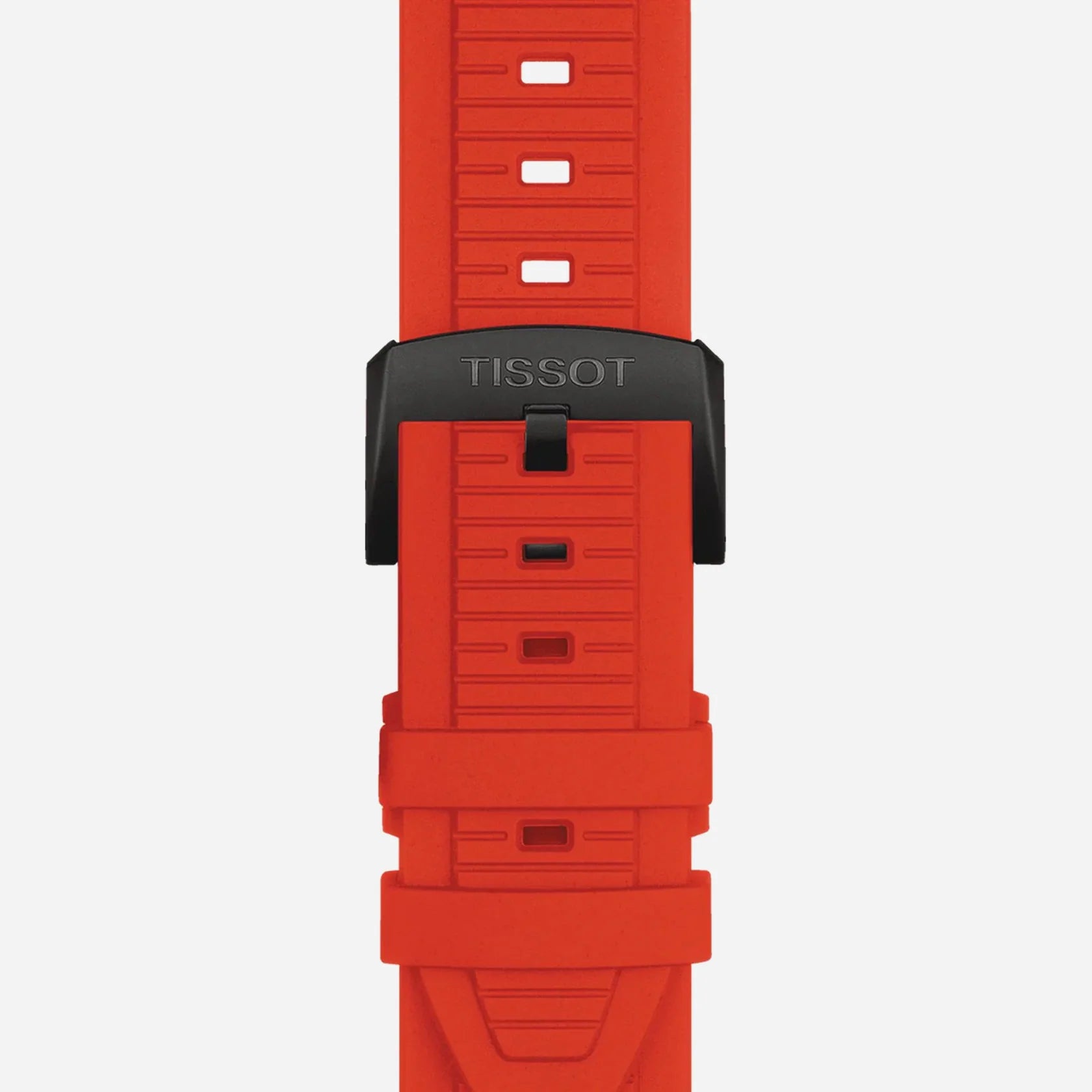 Tissot T-Race Red Silicone Strap Dark Grey Dial 45mm Quartz Chronograph Watch