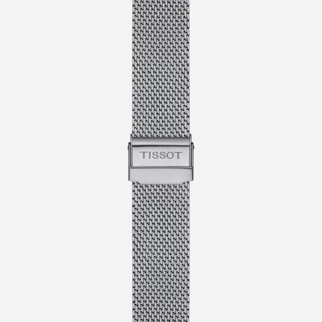 Tissot Everytime Graded Green-Black Dial 40mm Stainless Steel Grey Strap Quartz Watch