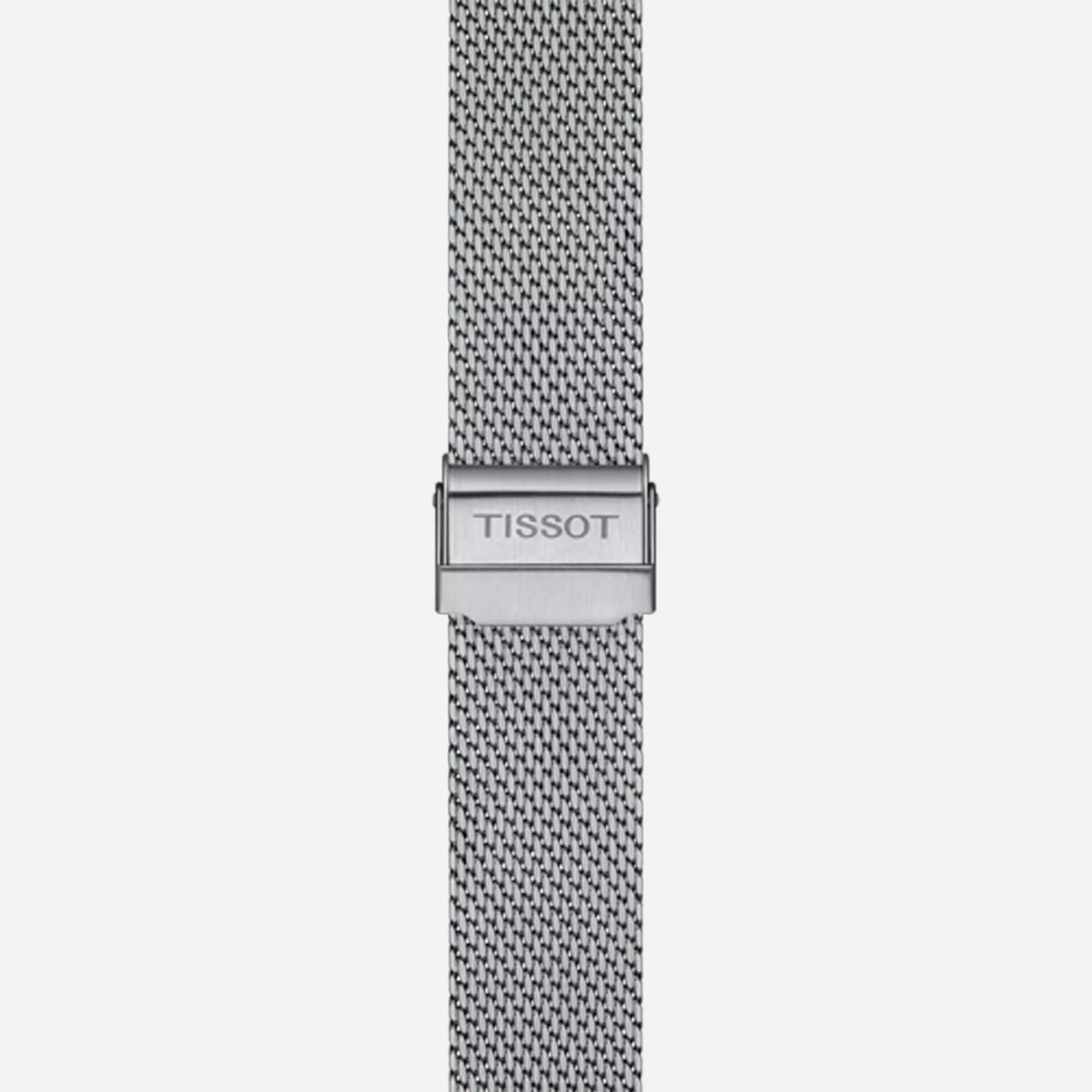 Tissot Everytime Graded Green-Black Dial 40mm Stainless Steel Grey Strap Quartz Watch