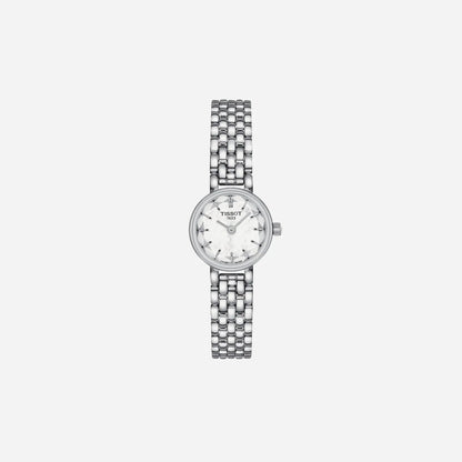 Tissot Lovely Round White Mother-of-Pearl Dial 19.5mm Quartz Watch