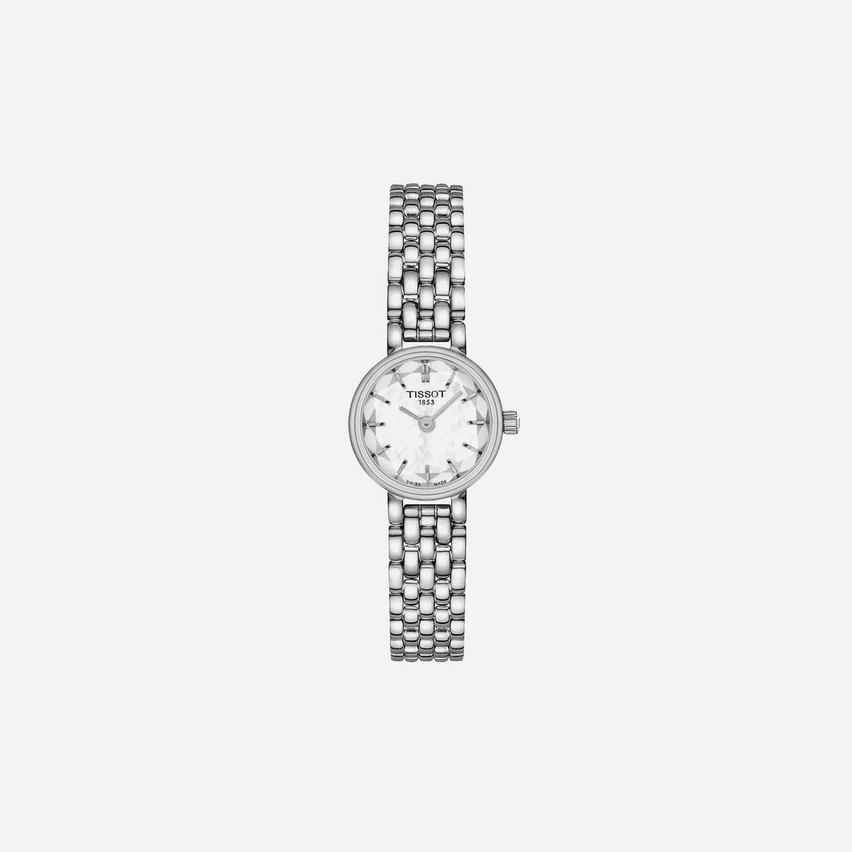 Tissot Lovely Round White Mother-of-Pearl Dial 19.5mm Quartz Watch