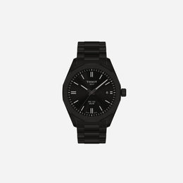 Tissot PRC 100 Solar Quartz Black Dial Black Stainless Steel Watch 39mm