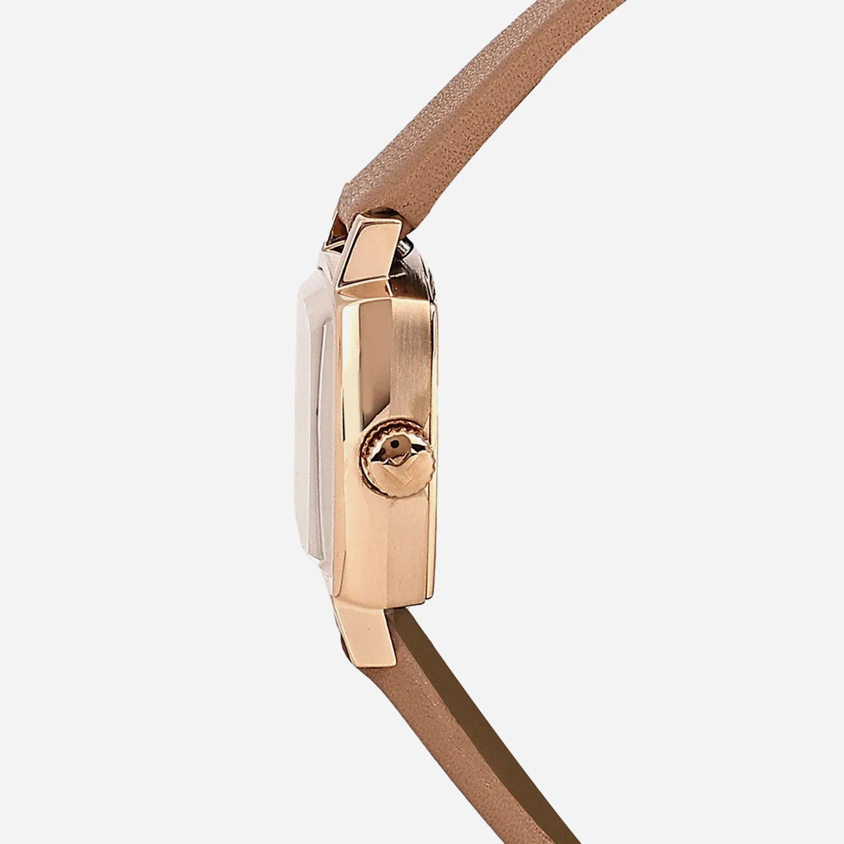 Tissot Lovely Square Rose Gold Silver Dial Summer Set 20mm