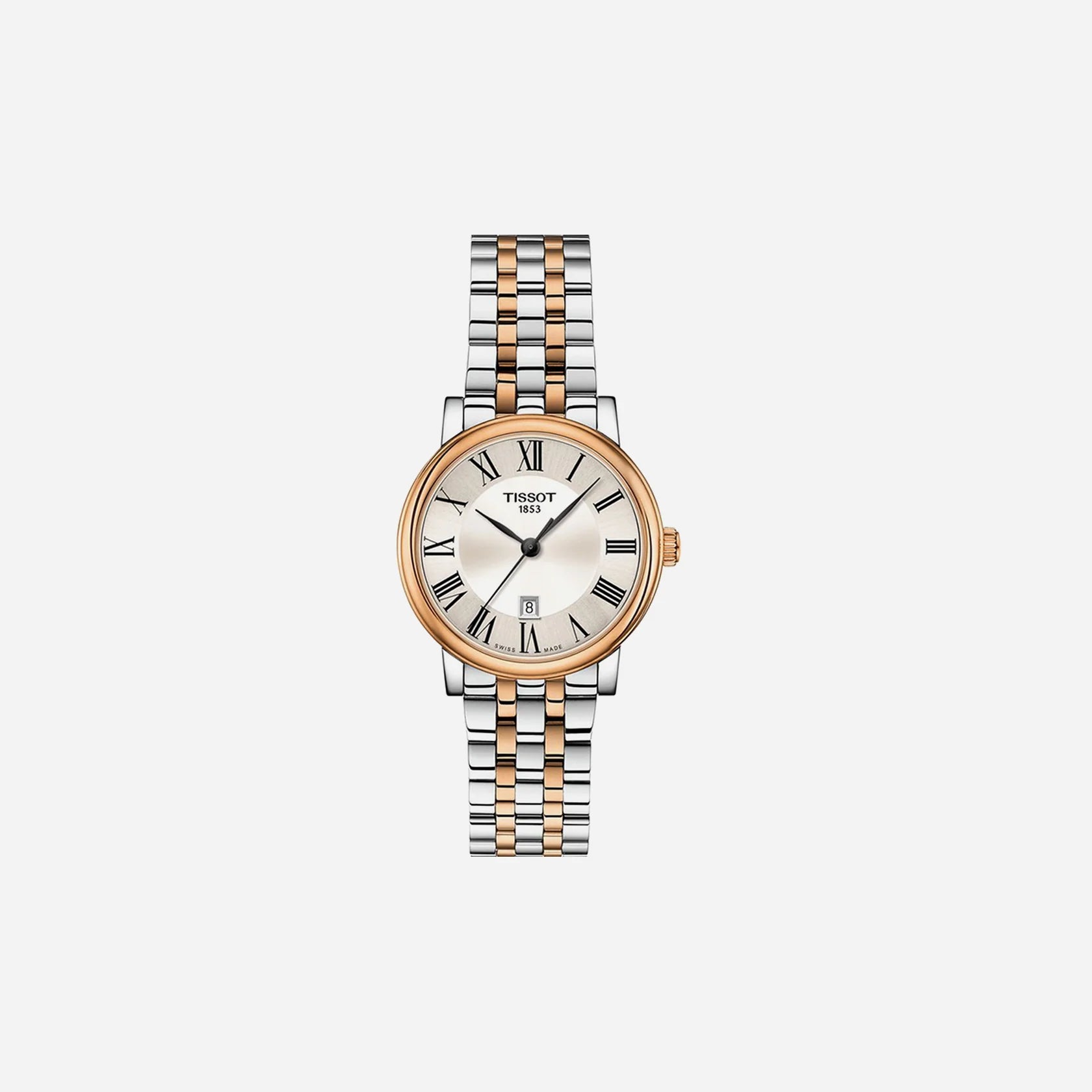 Tissot Carson Premium Lady Two-Tone Silver Dial 30mm