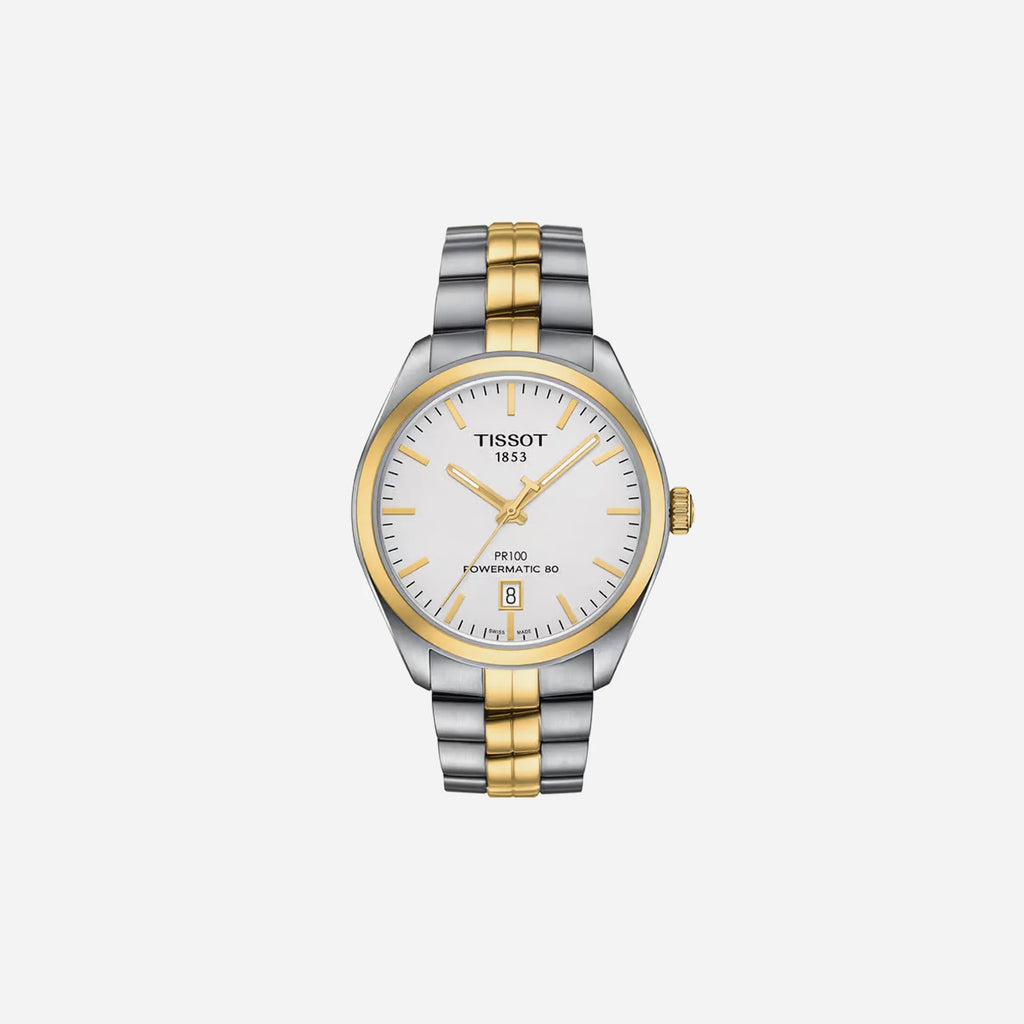 Tissot PR 100 Powermatic 80 Gold Two-Tone 39mm