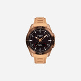 Tissot T-Touch Connect Sport Black Dial 43.75mm Nude Silicone Strap Watch