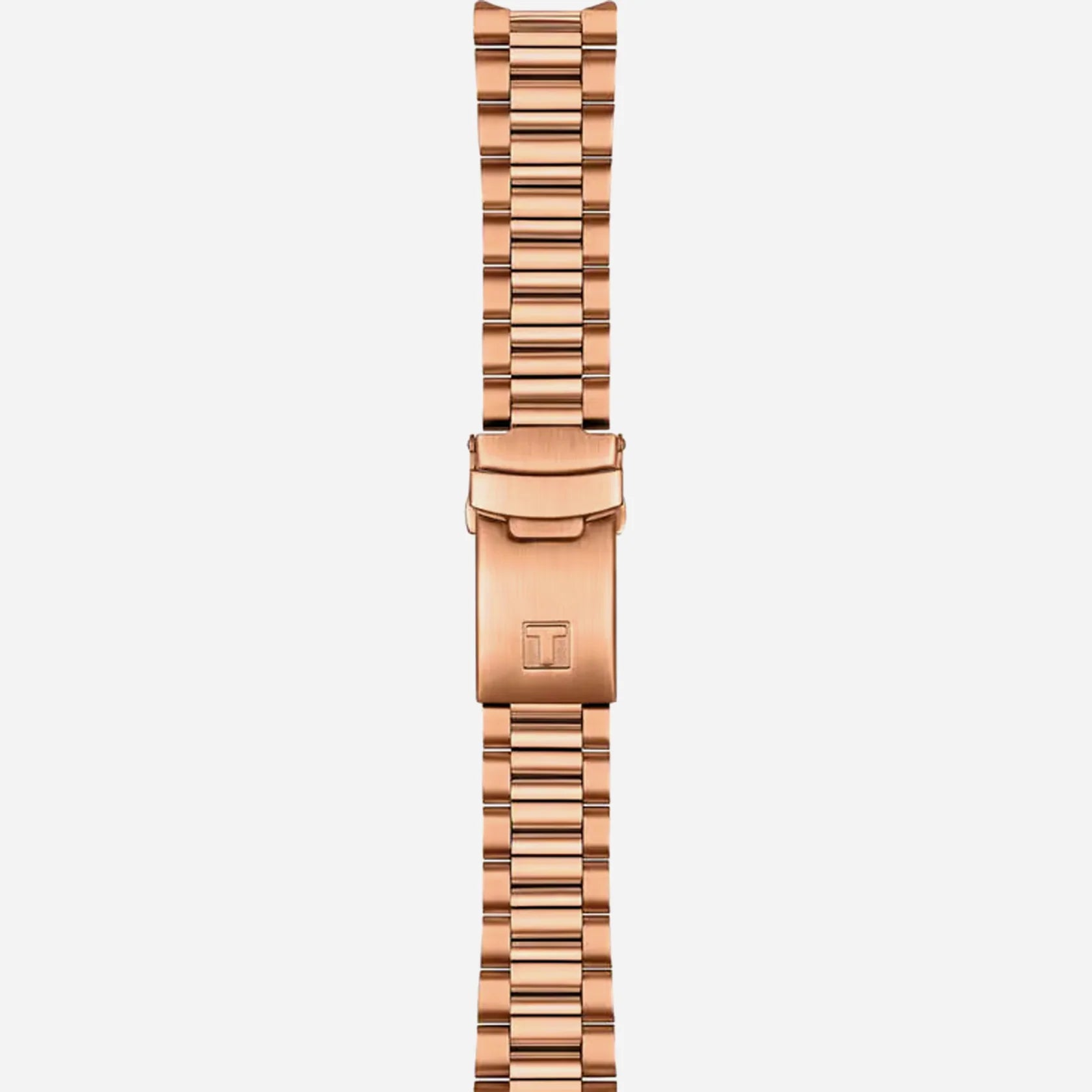 Tissot PR516 Quartz Chronograph Black Dial 40mm Rose Gold PVD Stainless Steel Bracelet Watch
