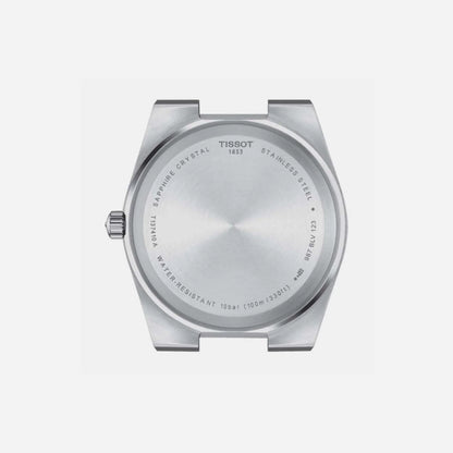 Tissot PRX Blue Dial 40mm Stainless Steel Quartz Watch with Rubber Strap