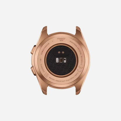 Tissot T-Touch Connect Sport Black Dial 43.75mm Nude Silicone Strap Watch