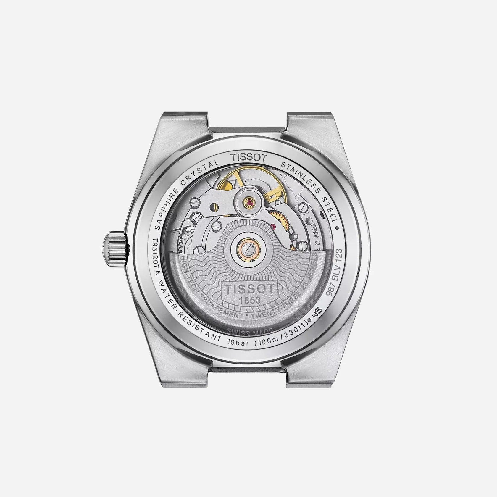 Tissot PRX Powermatic 80 Grey Dial 35mm Stainless Steel Steel & 18K Gold Bezel Automatic Watch