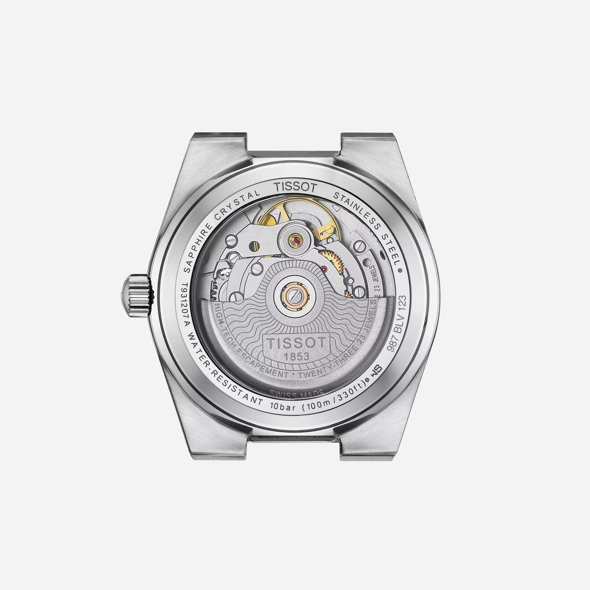 Tissot PRX Powermatic 80 Grey Dial 35mm Stainless Steel Steel & 18K Gold Bezel Automatic Watch