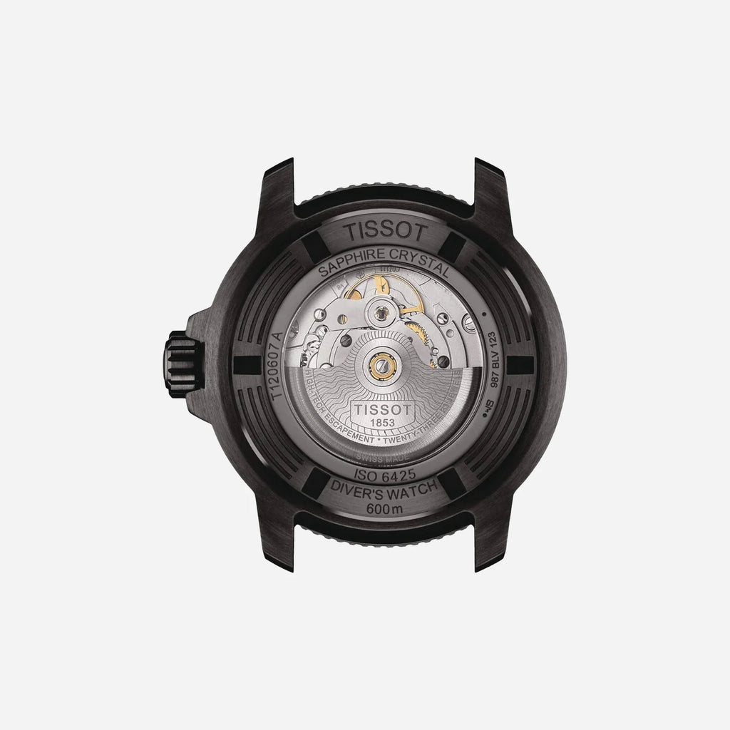 Tissot Seastar 2000 Professional Powermatic 80 Blue Gradient Dial Rubber Strap 46mm