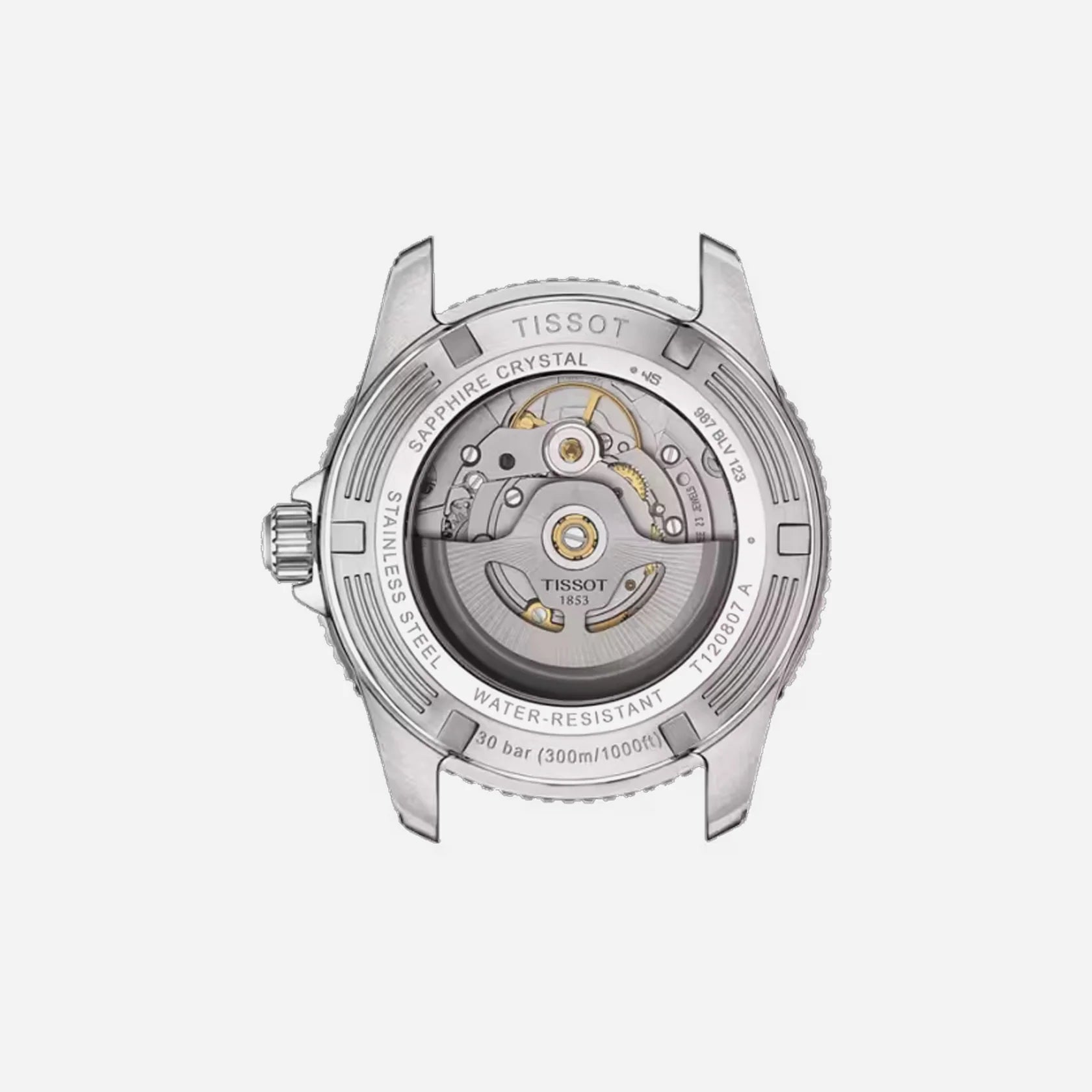 Tissot Seastar 1000 Powermatic 80 Black Dial Two-Tone Yellow Gold 40mm