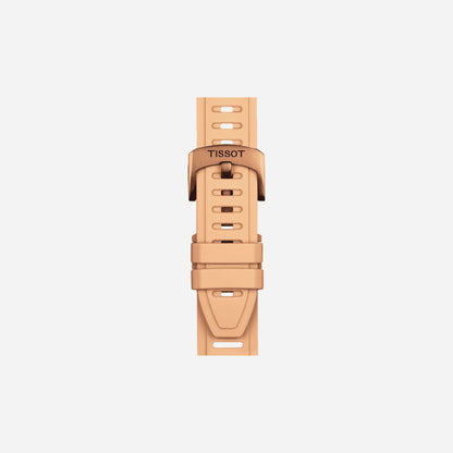 Tissot T-Touch Connect Sport Black Dial 43.75mm Nude Silicone Strap Watch