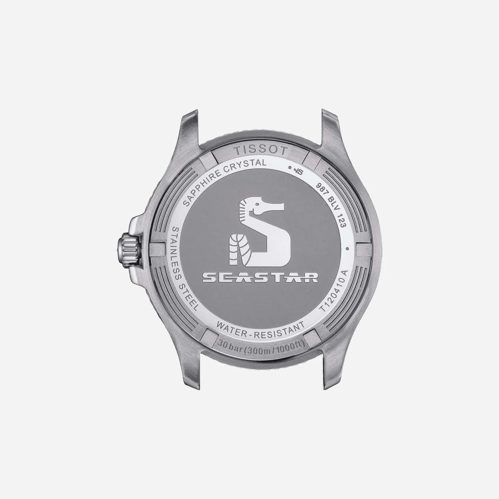 Tissot Seastar 1000 Quartz Black Dial Rubber Strap 40mm
