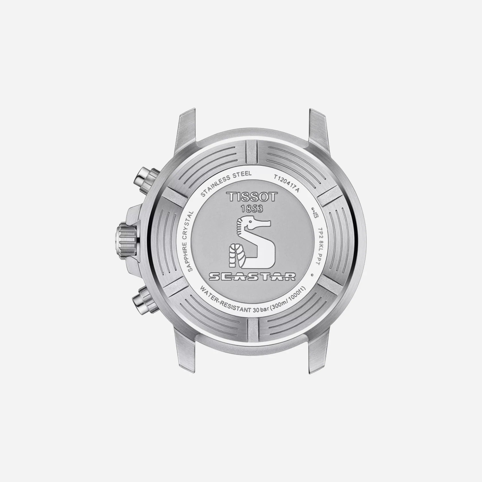 Tissot Seastar 1000 Chronograph Black Dial Fabric Strap 45.5mm