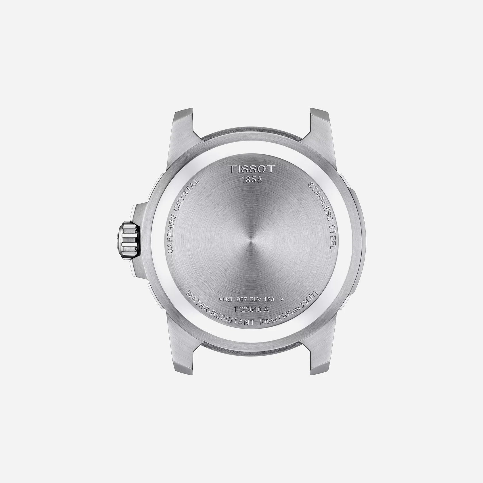 Tissot Supersport Gent Blue Dial Leather Strap 44mm Stainless Steel