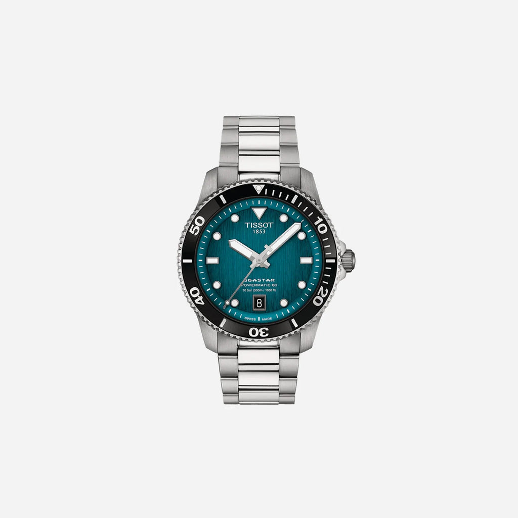 Tissot Seastar 1000 Powermatic 80 Turquoise Dial 40mm