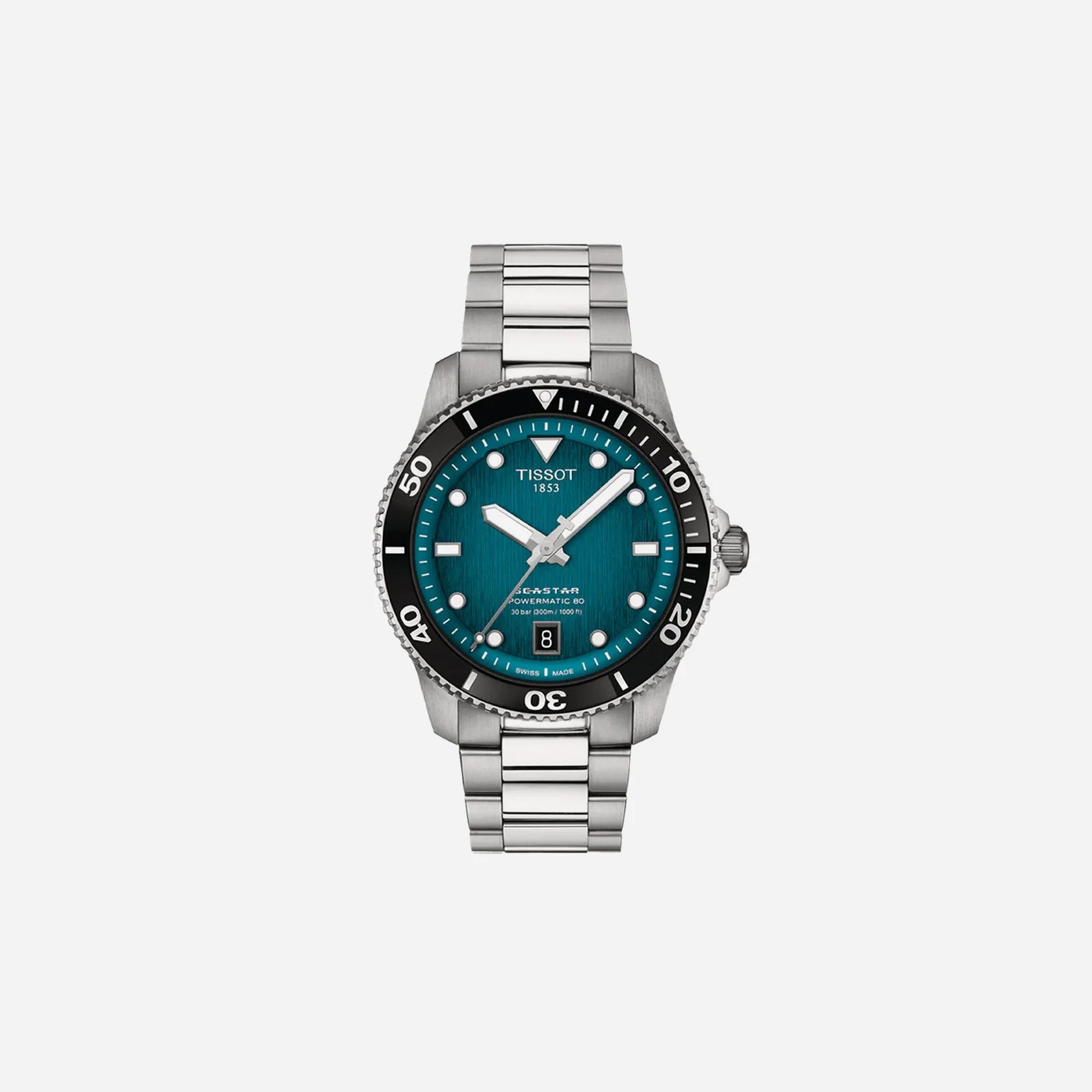 Tissot Seastar 1000 Powermatic 80 Turquoise Dial 40mm