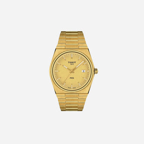 Tissot PRX Champagne Dial 40mm Yellow Gold PVD Stainless Steel Quartz Watch