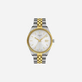 Tissot Ballade 40mm Silver Dial Grey Yellow Gold PVD Stainless Steel Watch
