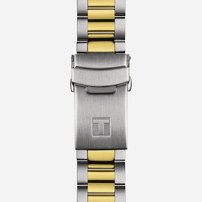 Tissot Seastar 1000 Powermatic 80 Black Dial Two-Tone Yellow Gold 40mm